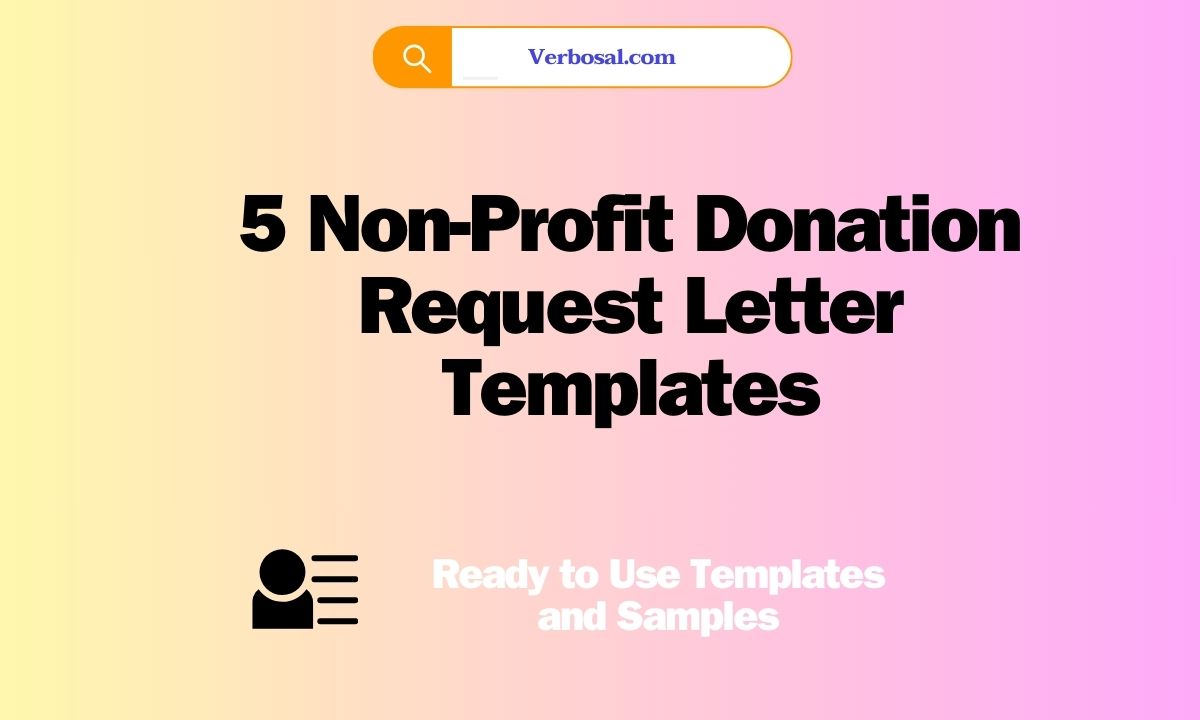 5 Non-Profit Donation Request Letter Templates You Can Copy